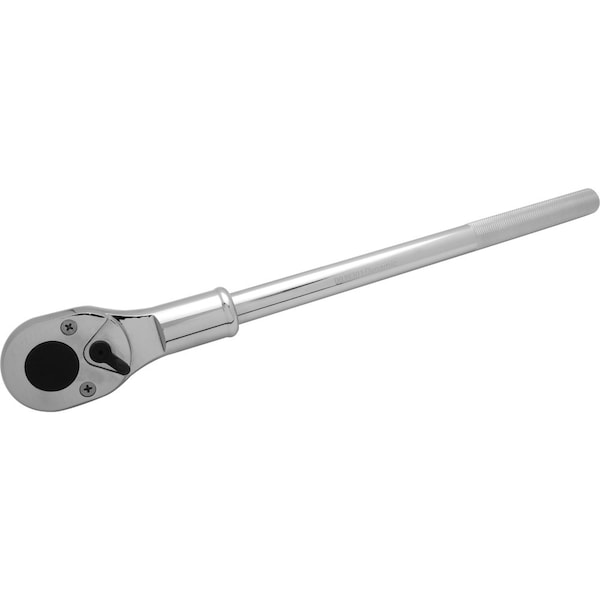 Tools 3/4" Dr Chrome Ratchet Without Quick Release, 24 Teeth, 20" Long